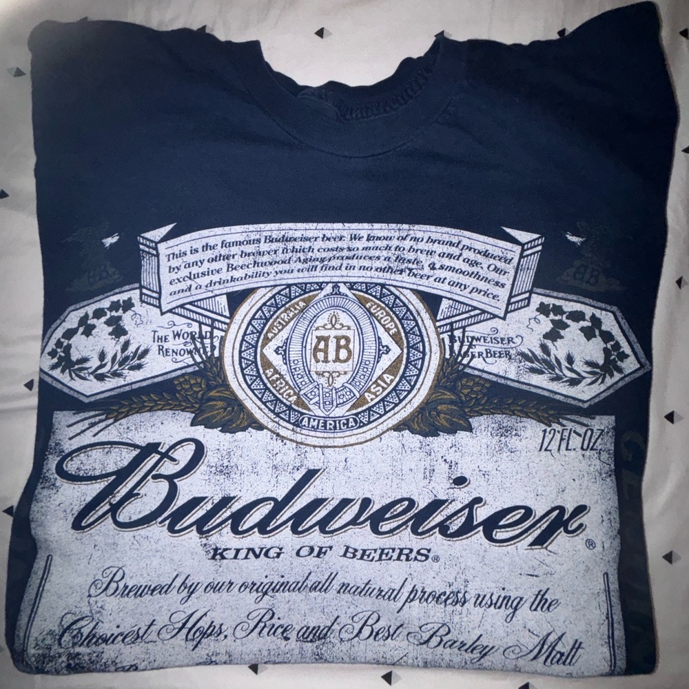 budweiser shirt